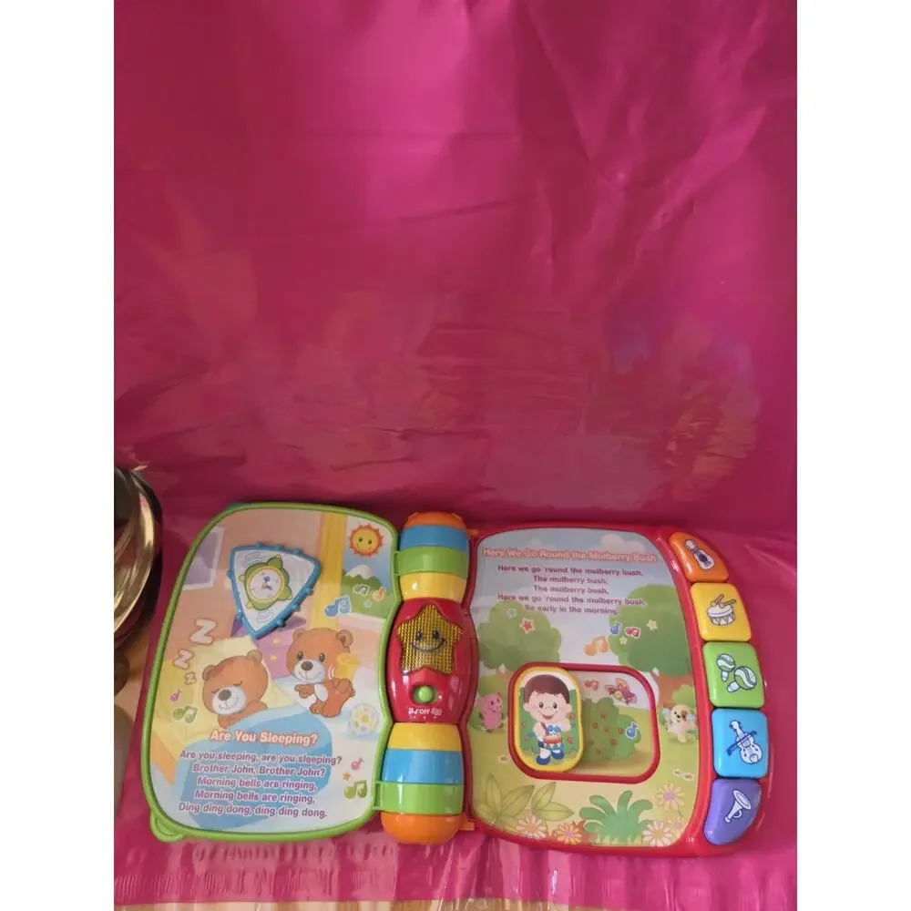 VTECH Storytime Rhymes Musical book toy Tested/Works